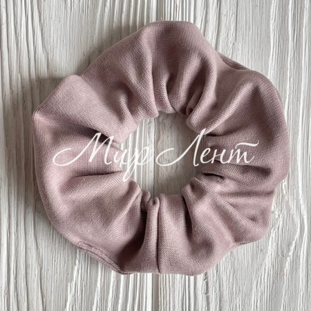 Скранч трикотаж, 11 см, кавовий, шт.