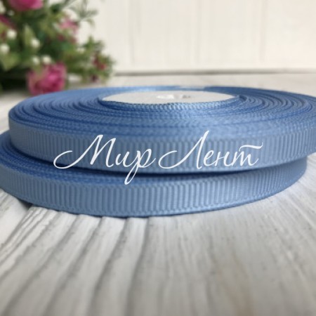 Репс 0,6 см, блакитний, рулон 23 м