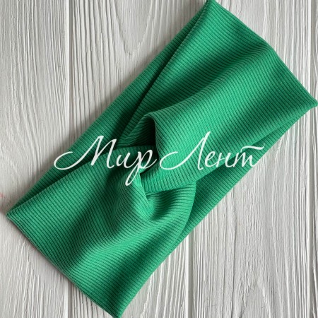 Повязка рубчик, 21х10 см, зелений, шт.