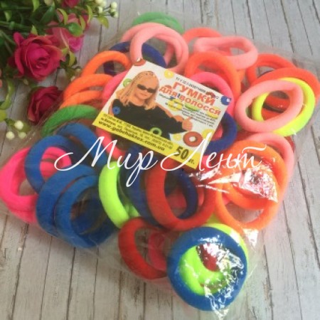 Гумка Калуш (велюрчик), 3,5 см, кольоровий мікс, упаковка 50 шт.