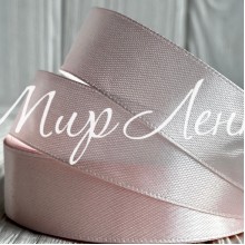 Атлас 2,5 см, ніжно-рожевий, метр