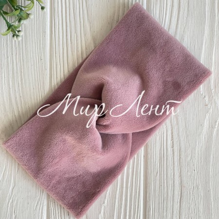 Повязка спорт велюр mini, 9х18 см, пудрова, шт.