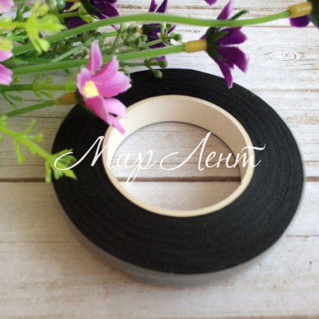 Тейп-стрічка, 12 мм, чорна, рулон 27,5 м