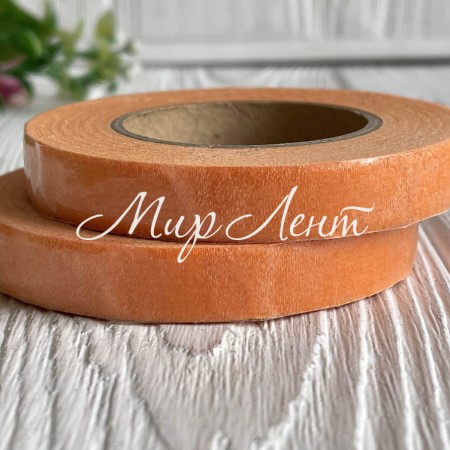 Тейп-стрічка, 12 мм, помаранчева, рулон 27,5 м