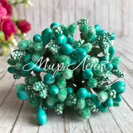 Гілочка з тичинками, морська хвиля, пучок