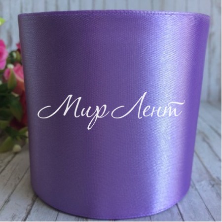 Атлас 7,5 см, лиловый, метр