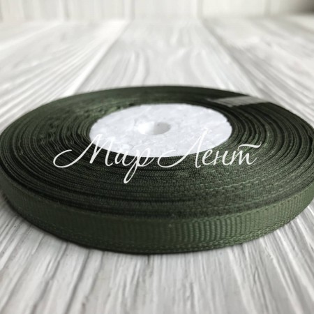 Репс 0,6 см, темно-спаржевий, рулон 23 м