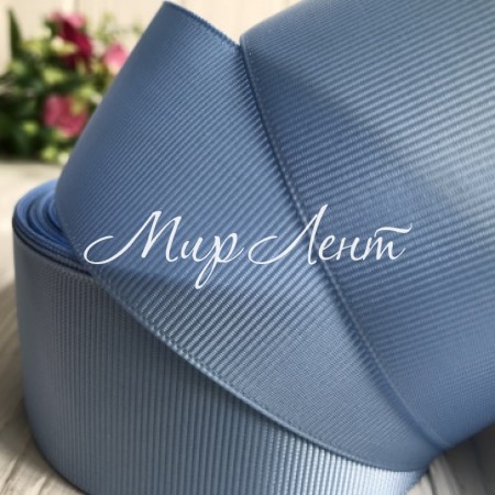 Репс 4 см, голубой, метр