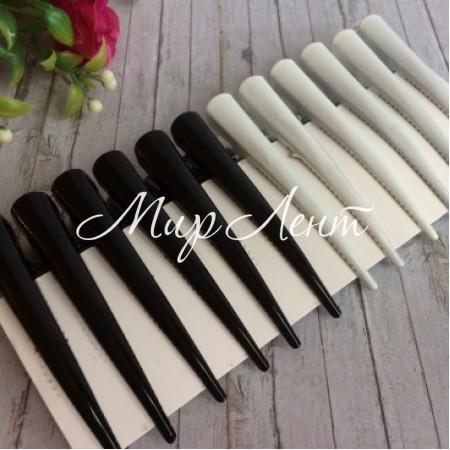 Шпилька стріла, 13 см, чорна та біла (глянець), упаковка 12 шт.