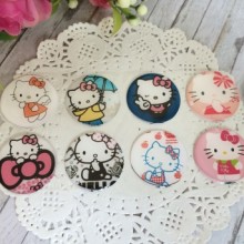 Наклейки, Кітті, набір №8 - (8 шт.)