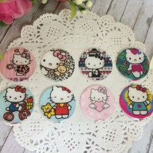 Наклейки, Кітті, набір № 9 - (8 шт.)