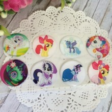 Наклейки, Поні, набір № 10 - (8 шт.)