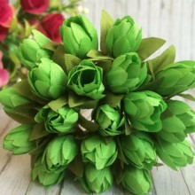 Пролісок, 2 см, яскраво-зелений, пучок з 20 квіточок