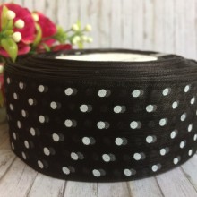 Органза горох 4 см, чорний