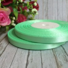 Атлас 0,6 см, м'ятний, рулон 33 м