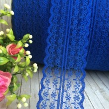 Мереживо квіточка, 4,5 см, темно-синя (не стрейчева)