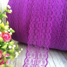 Мереживо квіточка, 4,5 см, темно-фіолетове (не стрейчеве)