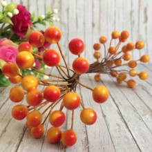 Калина глянсова, 8 мм, оранжево-червона, шт.