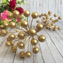 Калина глянсова, 8 мм, золото, шт.