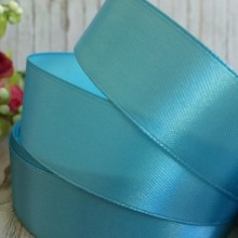 Атлас 2,5 см, світла бірюза, метр