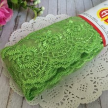 Мереживо яблучко, 4,5 см, світло-зелене, метр