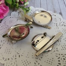 Крокодил для брошки, 3 см, метал