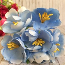 Півонія розкритий, 4,5 см, блакитний, пучок