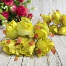Тюльпан, 2 см, лимонний, пучок