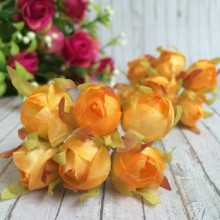 Тюльпан, 2 см, оранжевий, пучок