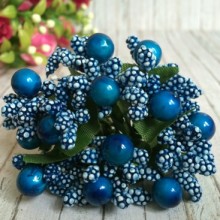 Гілочка синя з синіми ягідками