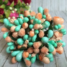 Гілочка Wow, м'ятно-персикова