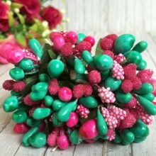 Гілочка Wow, смарагдово-малинова