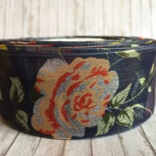 Органза троянда 4 см, сапфірова