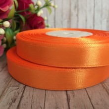 Атлас 1,2 см, помаранчевий, рулон 33 м