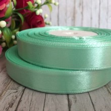 Атлас 1,2 см, тиффані, рулон 33 м