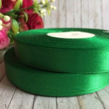 Атлас 1,2 см, зелений, рулон 33 м