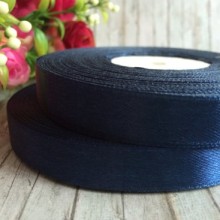 Атлас 1,2 см, сапфіровий, рулон 33 м