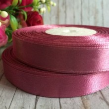 Атлас 1,2 см, баклажановий, рулон 33 м