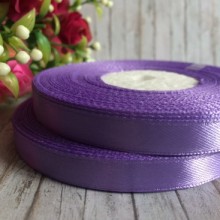 Атлас 0,9 см, темно-ліловий, рулон 33 м