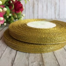 Парча 0,6 см, золото, рулон 23 м