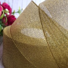 Парча 5 см, золото, метр