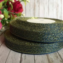 Парча 0,9 см, темно-синій, рулон 23 м