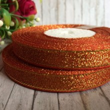 Парча 0,9 см, червоний, рулон 23 м