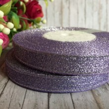 Парча 0,9 см, фіолетовий, рулон 23 м