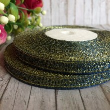 Парча 0,6 см, темно-синій, рулон 23 м