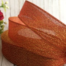 Парча 2 см, червона, метр