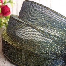 Парча 2 см, темно-синя, метр