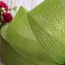 Парча 4 см, салатова, метр