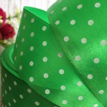 Атлас горох 4 см, середньо-зелений, метр