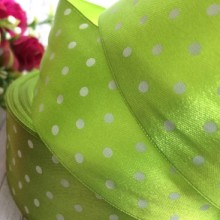 Атлас горох 4 см, оливковий, метр